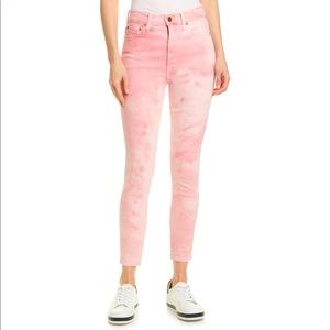 Alice + Olivia Good Tie Dye High Waist skinny Jean